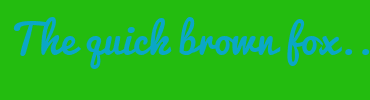 Image with Font Color 0AA7C7 and Background Color 23BC0F